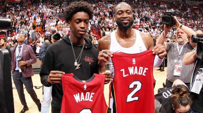 Dwyane Wade's son Zaire Wade apprehended on suspicion of domestic violence