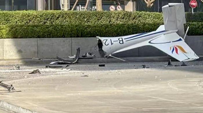 Light aircraft crashes into Beijing's tallest tower, pilot killed