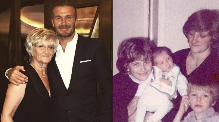 David Beckham melts hearts with his unseen baby snaps as celebrated mom Sandra
