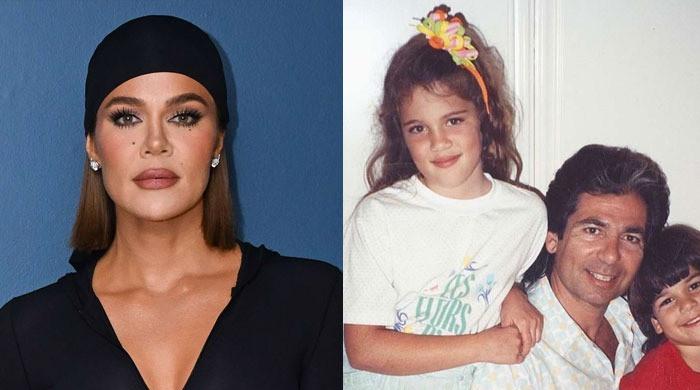 Khloe Kardashian shares emotional video with late dad Robert on her birthday