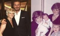 David Beckham melts hearts with his unseen baby snaps as celebrated mom Sandra