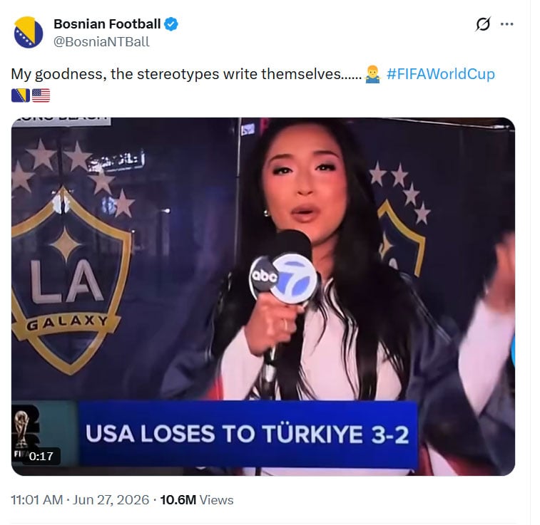 World Cup 2026: American reporter faces backlash over Insensitive remarks