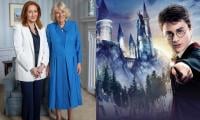 Harry Potter author J.K Rowling meets Queen Camilla in Scotland