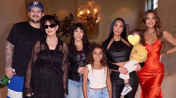 Rob Kardashian breaks cover to celebrate Khloe's special day