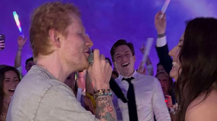 Ed Sheeran, Martin Garrix crash Chicago wedding reception: Watch