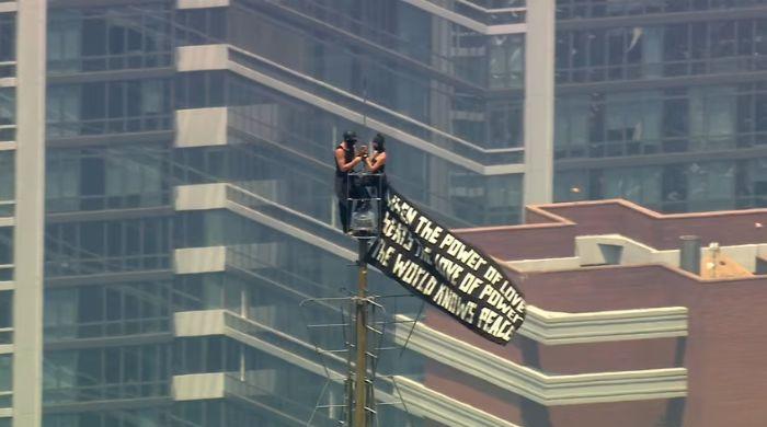 Watch: Couple climb Empire State Building for sky-high proposal