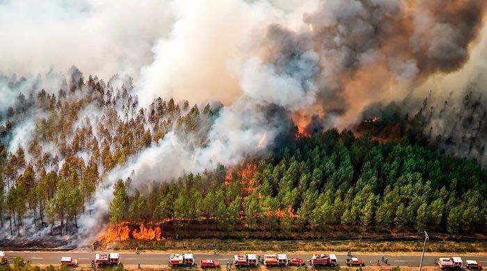 Europe on ‘red alert’ as wildfires rage across Southern France amid record temperatures