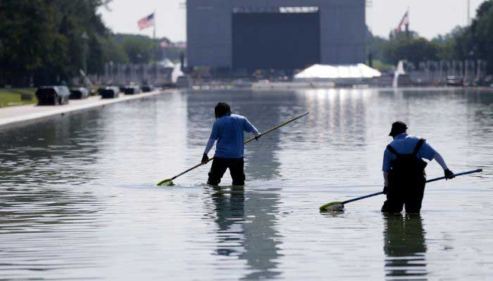 Ex-Olympic canoeist indicted for allegedly ‘vandalizing’ Trump’s $14m reflecting pool project