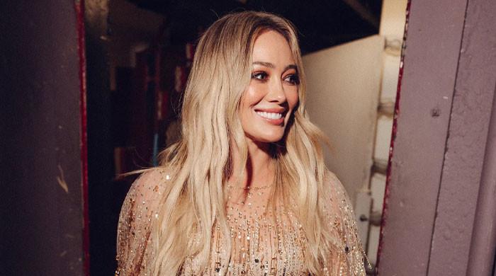 Hilary Duff reacts to fan defending her tour outfits