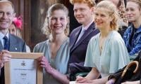 Lady Louise Mountbatten-Windsor lauded for following in the footsteps of father and grandfather 