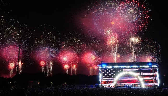 US marks 250th anniversary with fireworks and flyovers amid disruptions