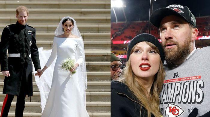 Taylor Swift follows in Meghan Markle, Prince Harry’s footsteps in wedding with Travis Kelce