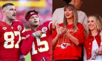 Travis Kelce's pal Patrick Mahomes posts rare glimpses of Taylor Swift wedding