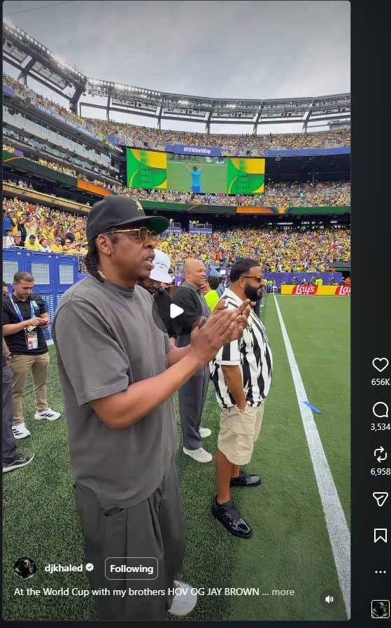 Jay-Z supporting Brazil leaves fans scratching their heads