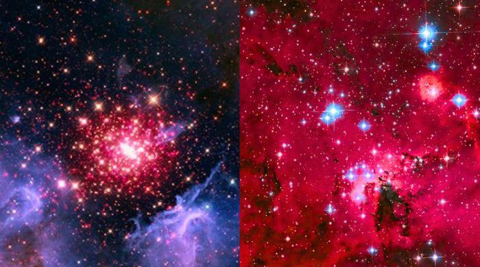 NASA’s Hubble at US 250th Anniversary: Blue and white dazzling stars spotted in crimson stellar nursery