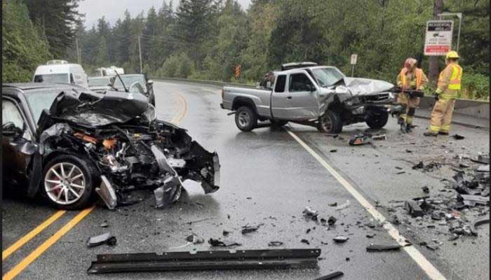Fatal motorcycle crash shuts British Columbia highway for hours as police investigate