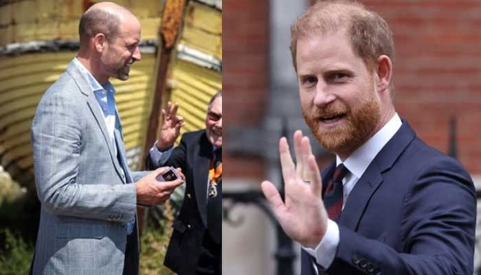 Prince William arrives in East Sussex as Prince Harry visits Brimingham