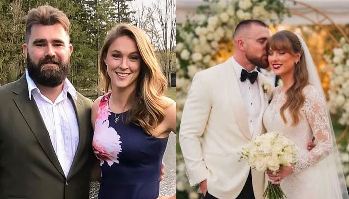 Kylie Kelce goes unfiltered about Taylor Swift and Travis Kelces wedding