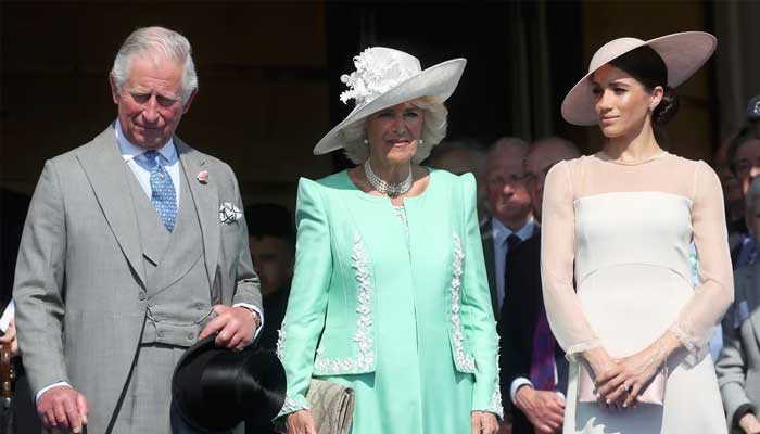 King Charles, Queen Camilla and Meghan Markle