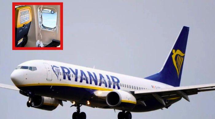 Ryanair emergency landing in Greece: Passenger injured after mid-air window blowout