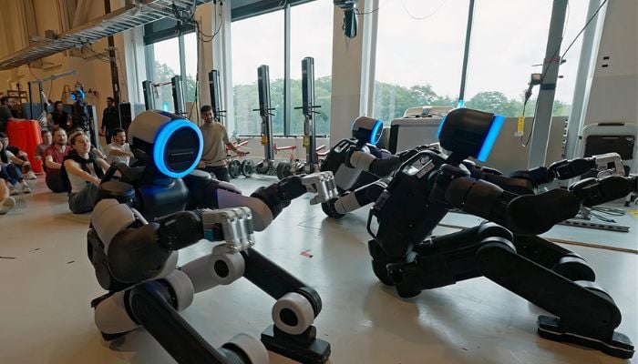Watch: Boston Dynamics’ Atlas robots row Viking style to celebrate the 2026 World Cup
