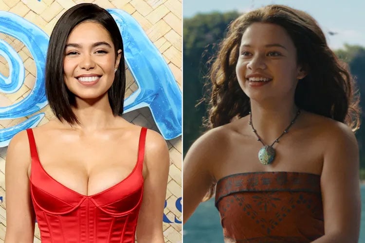 How close are two Moana stars as live-action film is released?