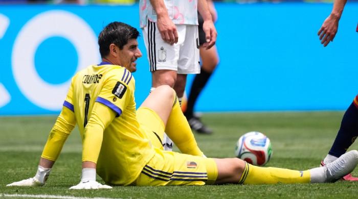 Thibaut Courtois suffers injury as Spain knock Belgium out of World Cup