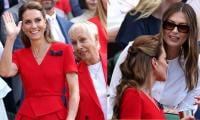 Kate Middleton given standing ovation by celebrity wife of William's Eton friend at Wimbledon