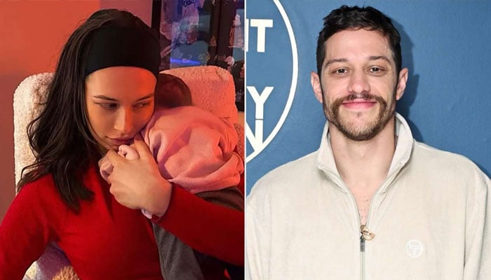 Pete Davidsons ex Elsie Hewitt gives off mommy energy as she marks daughter Scotties special day