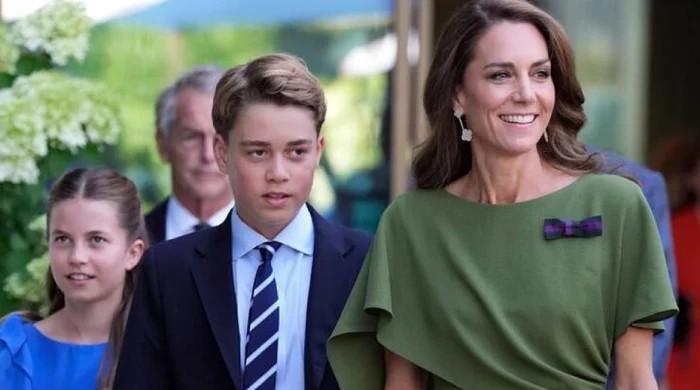 Princess George, Princess Charlotte make star entry at Wimbledon with Kate Middleton