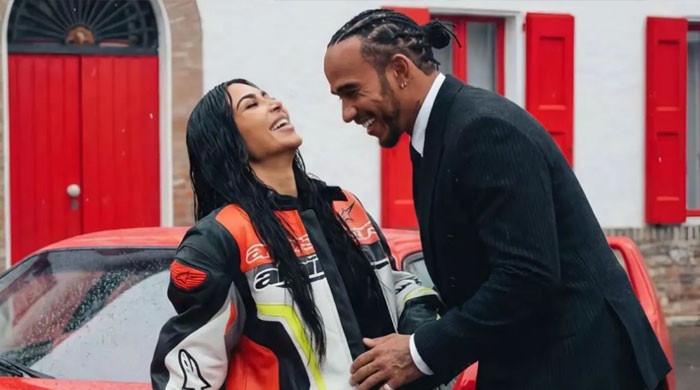 Kim Kardashian shares rare selfie with Lewis Hamilton and daughter Chicago