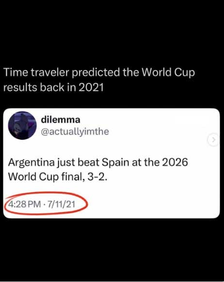 FIFA World Cup 2026: Eerie 2021 tweet predicting Argentina vs Spain final goes viral