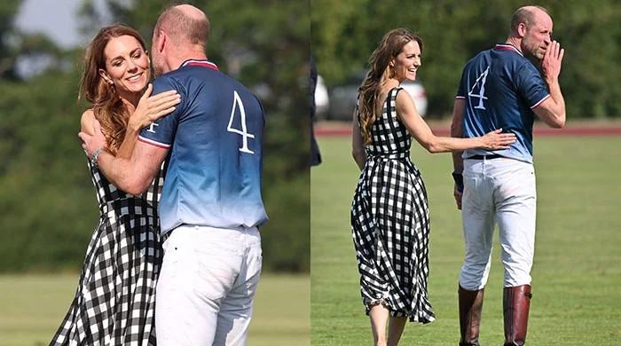 Kate Middleton ditches ‘formality’ to plant a peck on Prince William