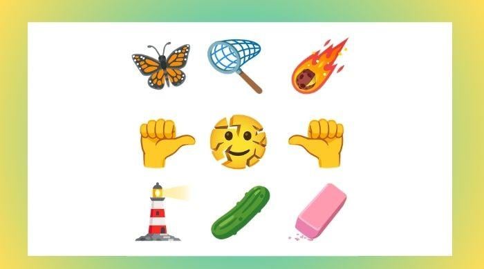 9 new emoji coming in 2027, from pickles to meteors