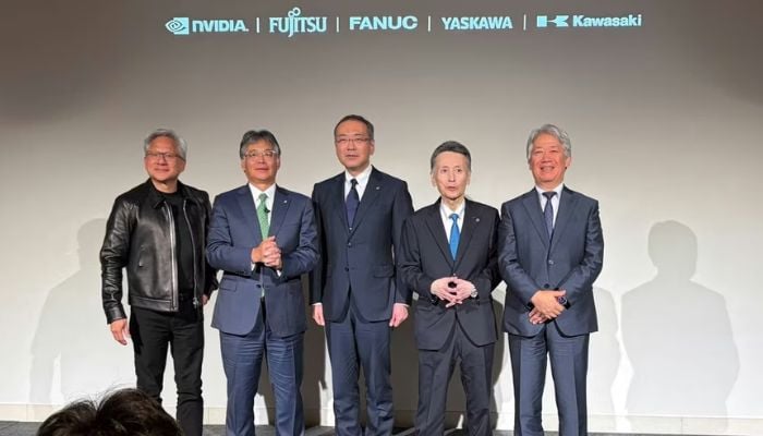 Nvidia allies With Fanuc, Yaskawa on AI robotics in Japan