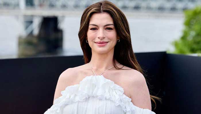 Why Anne Hathaway describes her third pregnancy as blessing?