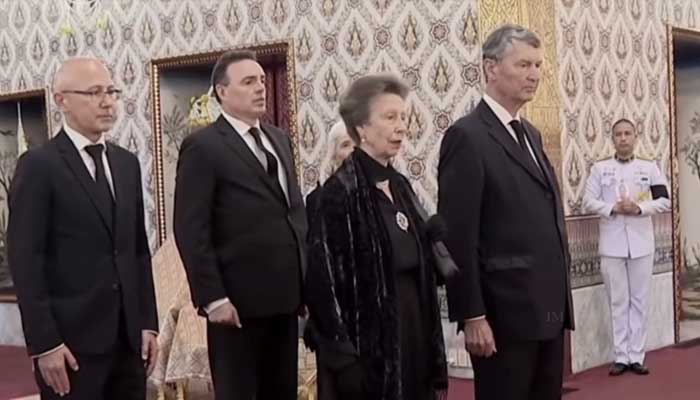 Princess Anne pays respects at royal remains of the late princess in Thailand