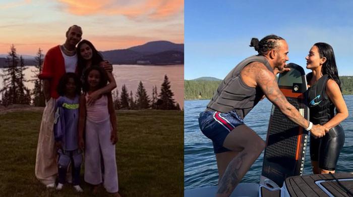 Lewis Hamilton makes relationship with Kim Kardashian more public with new photos