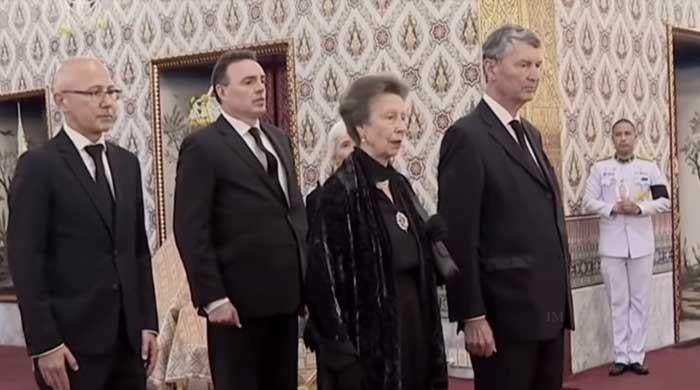 Princess Anne pays respects at royal remains of the late princess in Thailand