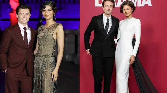 Tom Holland laughs as Robert Pattinson reacts to Zendaya praise in 'The Odyssey' interview