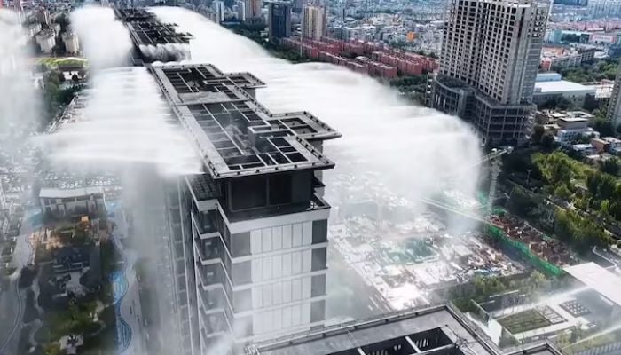Chinas viral roof rain system explained