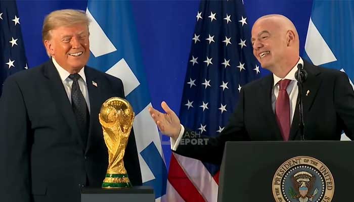 Trump humiliates FIFA president to his face with Argentina jibe?