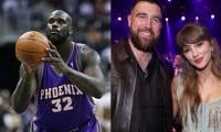 Taylor Swift, Travis Kelce get surprise wedding blessing from Shaquille O'Neal