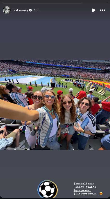 Blake Lively roasts Taylor Swift with World Cup photo?