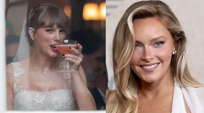 Camille Kostek goes unfiltered on Taylor Swift’s bridal look
