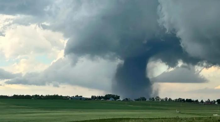 Tornado tears through homes and buildings in central Alberta