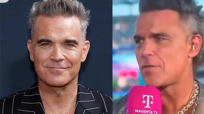 Robbie Williams World Cup clip sparks false drug allegations