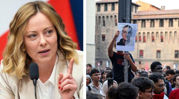 Italy's Meloni seeks 'truth' on Bologna arrest death, condemns violent clashes
