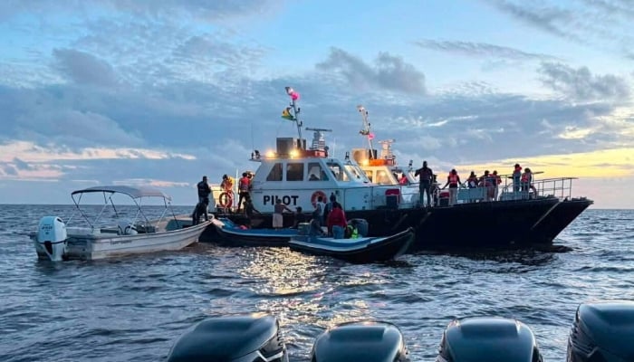 Guyana ferry sinks with 179 onboard as search continues for missing passengers
