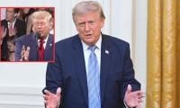Man Behind Trump Goes Viral For Mimicking His Every Move During Georgia Speech